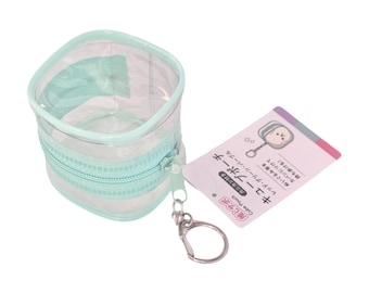 Clear Toy Carrier Pouch Bag Charm Keychain Holder Zipper PVC Case for Plushies/Figures/Collectibles/Toys Blind Box Display Hanging