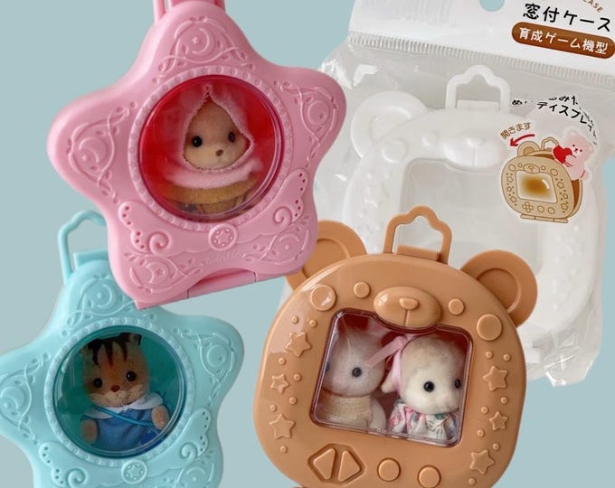 4 Pcs Toy Storage Bags PVC Travel Organizer Case Clear Reusable Toy