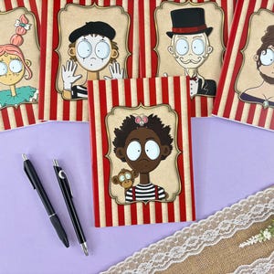 Circus Notebook - Vintage Freak Show Carnival Journal