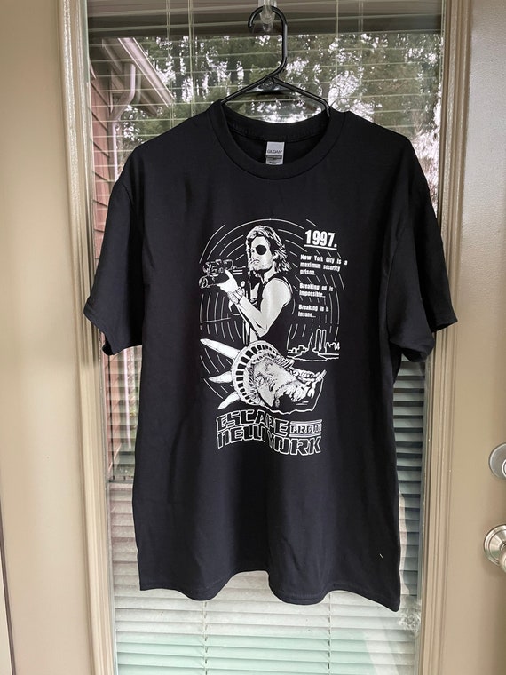 Escape From New York Snake Plissken T Shirt/ Screenprint / John
