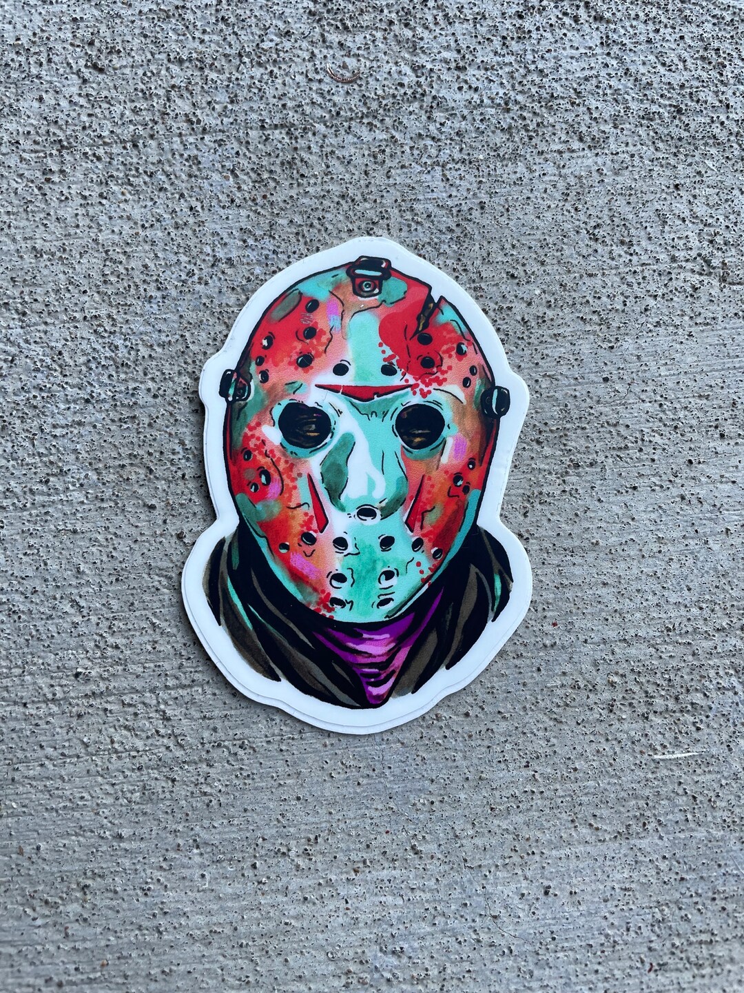 Jason Vorhees Friday the 13th Vinyl Sticker / Horror Decor / Slasher ...
