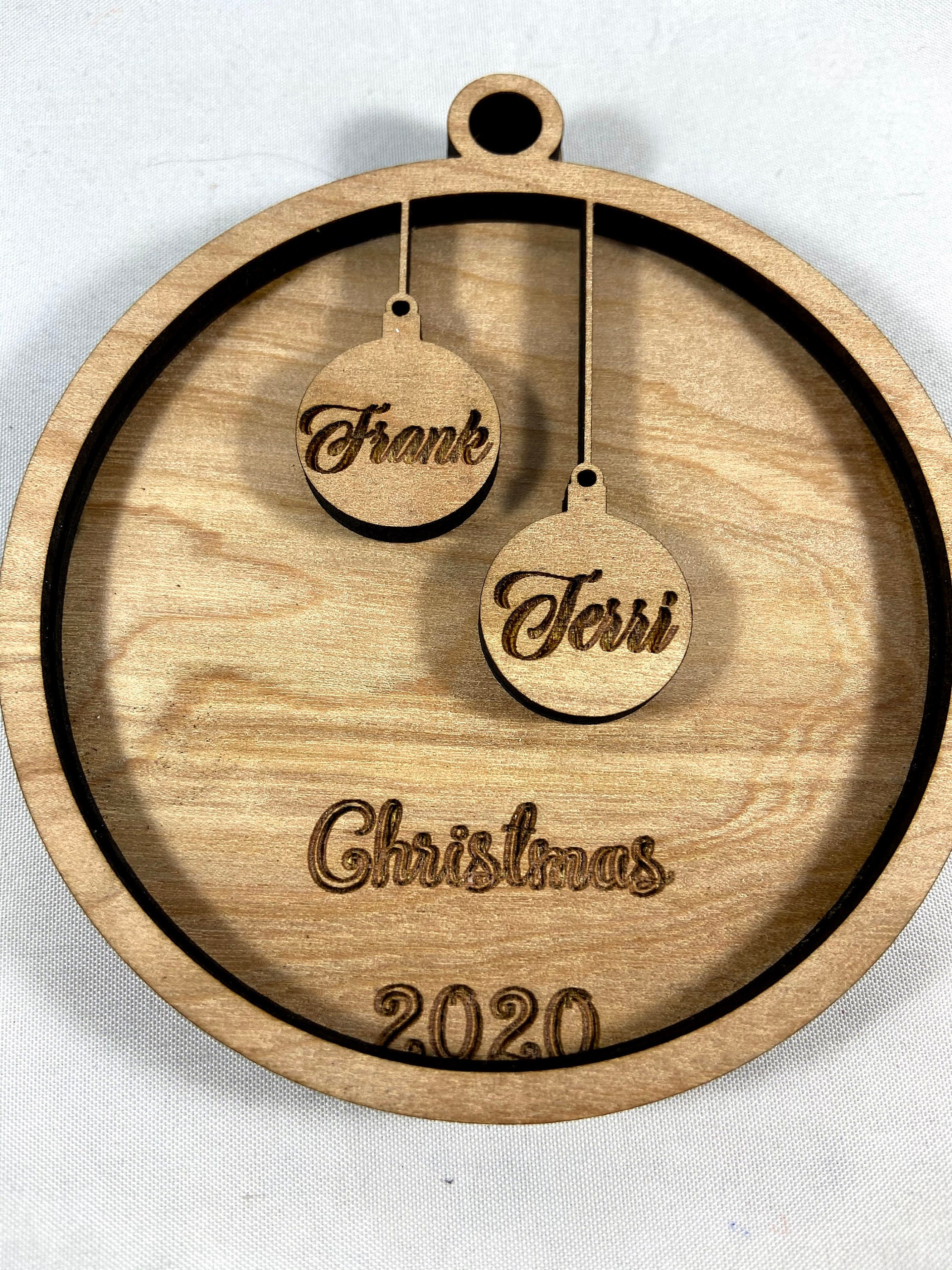 Laser Engraved Christmas Ornament/ Christmas Keepsake Etsy UK