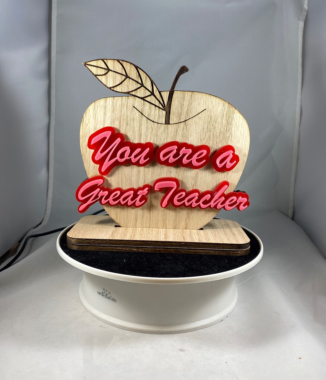 Apple for a Teacher/.ai/.cdr/.dxf/pdf/laser Cut File/ Etsy