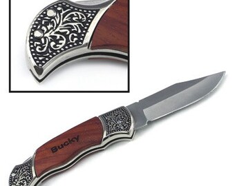 Laser engraved DecoGrip Hunting Knife / Wedding Gift / Anniversary Gift / Birthday Gift / Christmas Gift / Personalized Gift