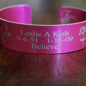 Memorial Bracelet (Pink)