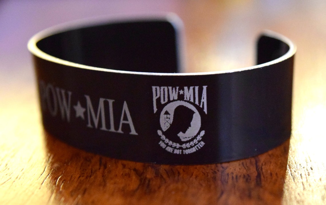 POW MIA Memorial Bracelet / Vietnam War / Korean War / WWII - Etsy