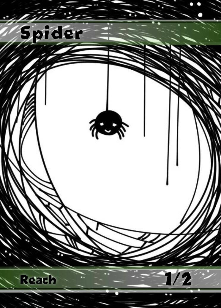 MTG Spider token Set of 3 Etsy