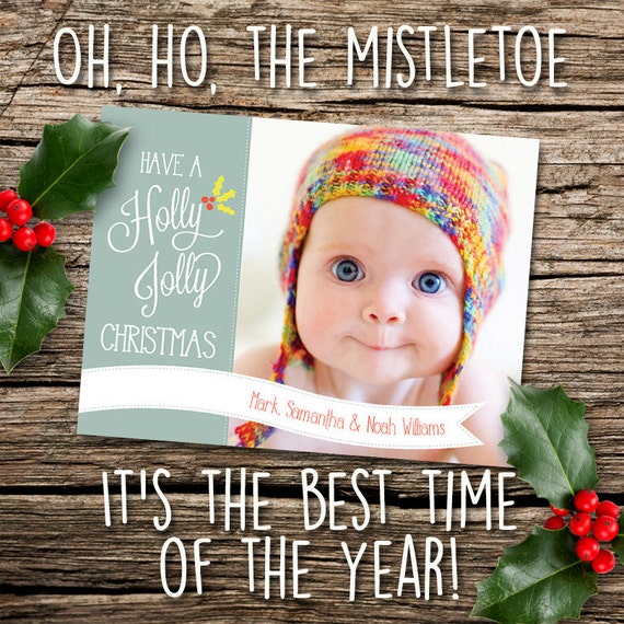 Personalized Holiday Cards, Unique Christmas Cards, Custom Holiday Cards, Custom Photo Holiday Cards, Christmas Photo Card, Christmas Card Il_570xn