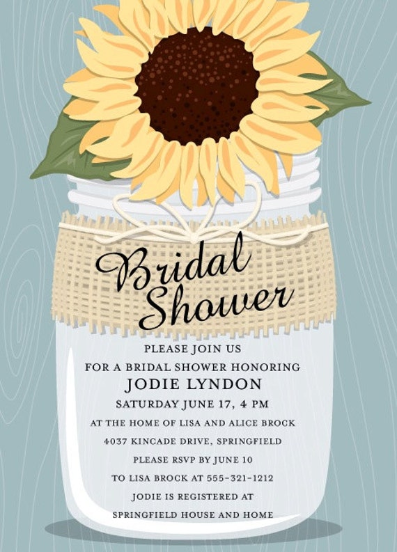 Country Bridal Shower Invitation, Bridal Shower Invite, Wedding Shower, Rustic Bridal Shower, Printable Rustic Bridal Shower, Printable Il_570xn