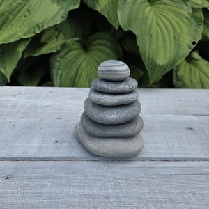 Natural Beach Stone Stack -Beautiful Sea Stones -Zen Stones -Beach Stone -Stack Large Stones -Zen Decor -Stacking Stones