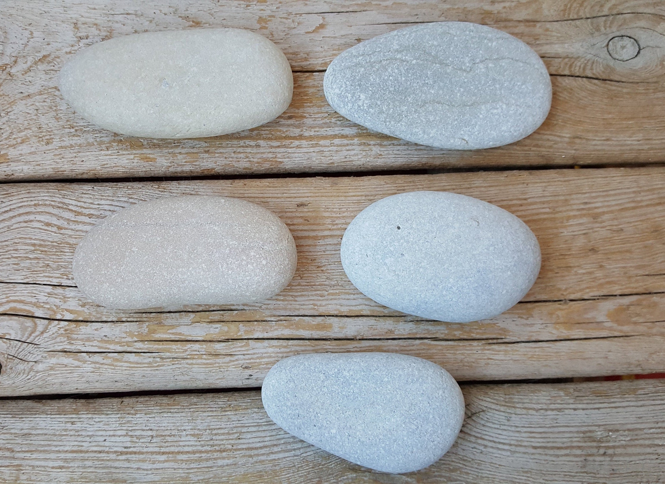 5 Extra Large Sea Stones Beach Stones Stones for Painting Etsy