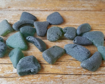 Large Thick Bottle Bottoms - Teal Sea Glass -Sea Glass Pieces-Large Beach Glass -Teal Bottle Bottoms