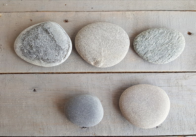 Natural Beach Stone Stack -beautiful Sea Stones -zen Stones -beach ...