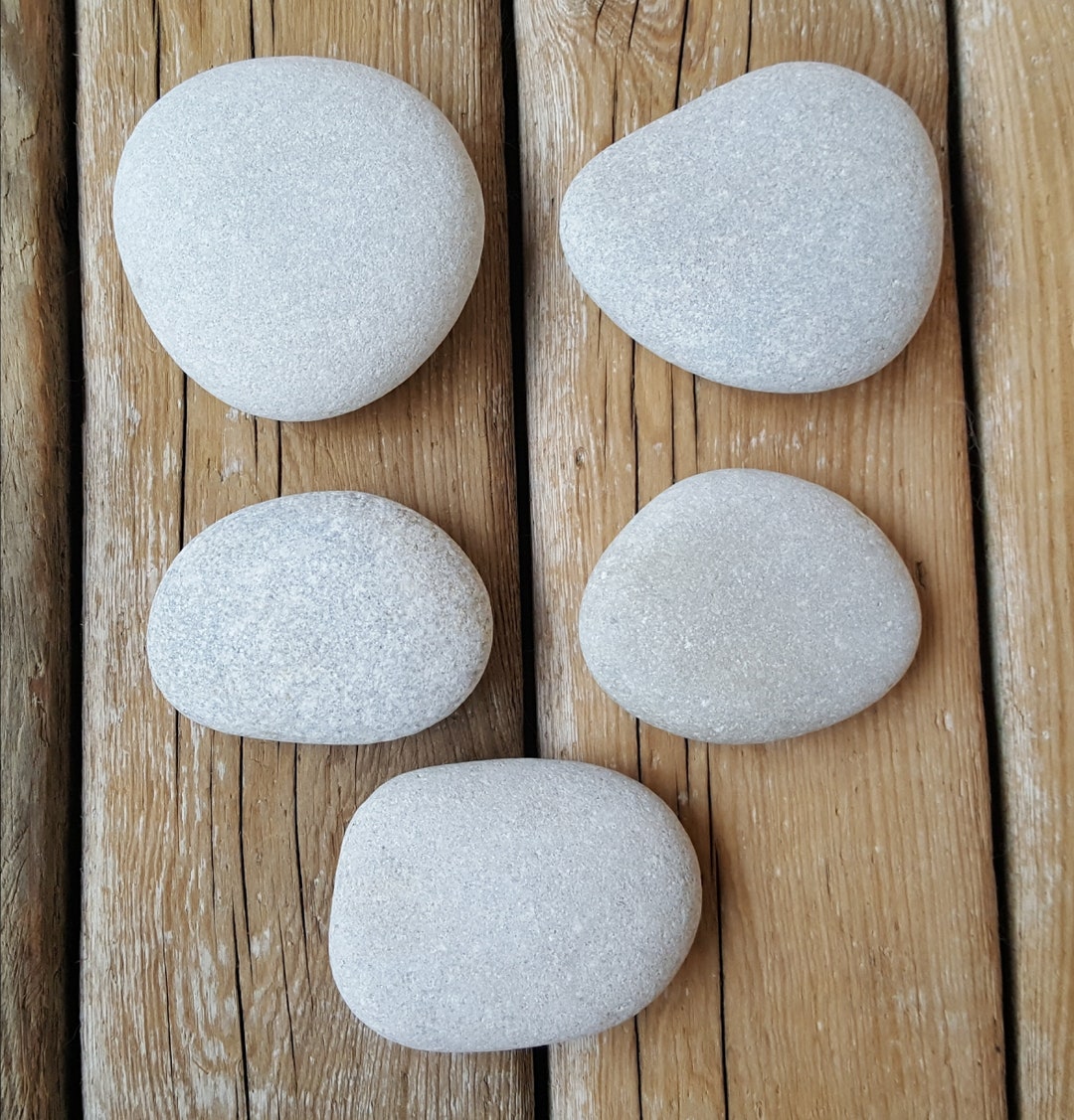5 Extra Large Sea Stones Beach Stones Stones for Painting Etsy