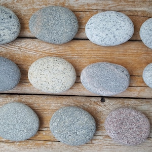 2.75&quot;-3.14&quot;Large Sea Stones -Zen Stones -Beach Stone  -Mandala Stones-Stones For Crafts - Mandala Rocks -Garden Rocks