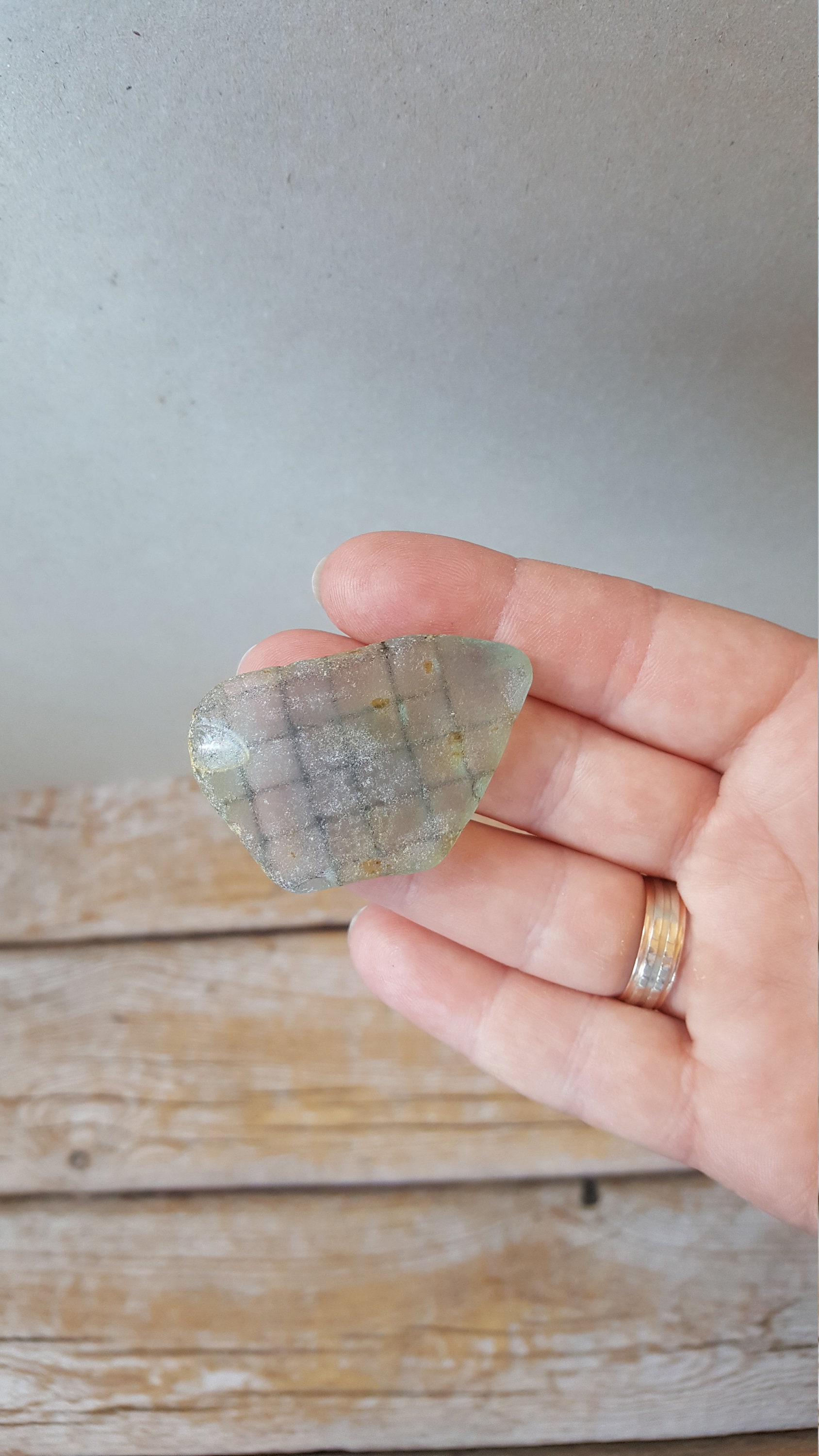 Unusual Sea Glass Piece light Blue Sea Glass Piece With Wire Etsy