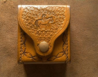 Leather cigarette case
