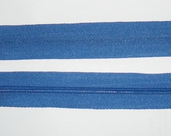 Zipper zips dark blue