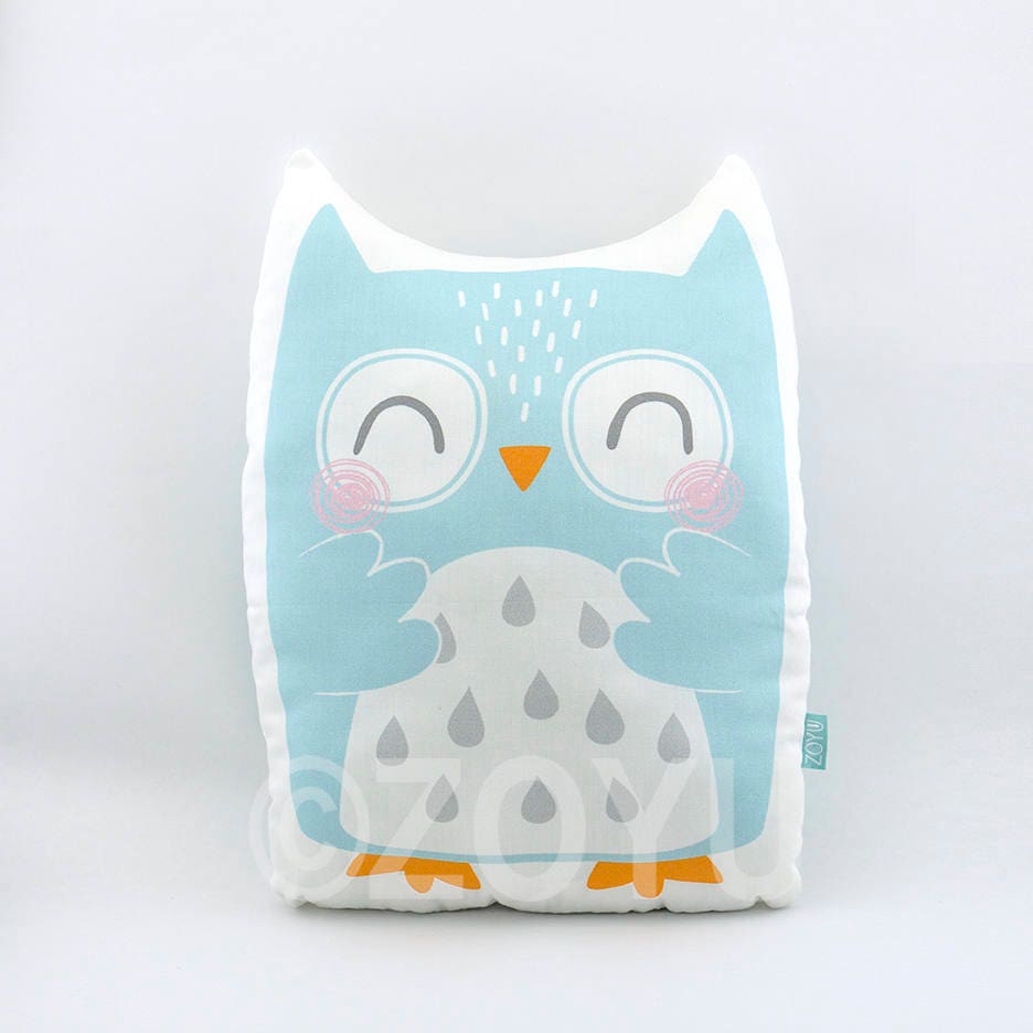 owl plush pillow