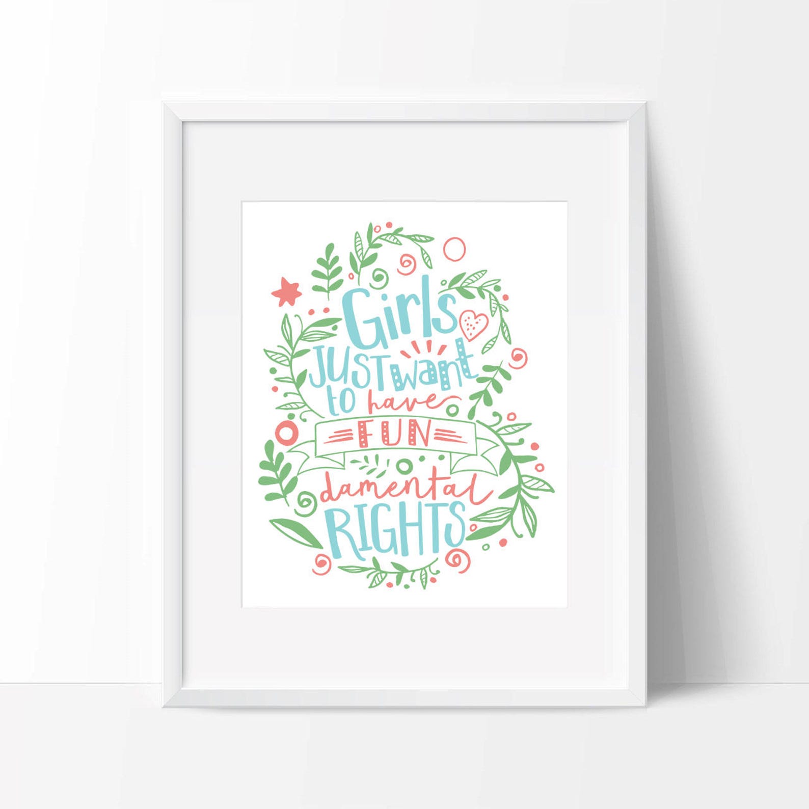 Nursery Print Feminist Print Feminist Art Art Print Girls Etsy