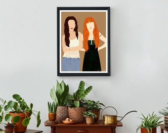 Practical Magic Poster/Print - minimalist practical magic owens witches midnight margaritas tv poster art decor