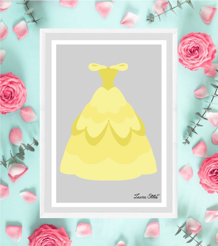 Disney S Belle Poster Print Minimalist Beauty And The Etsy