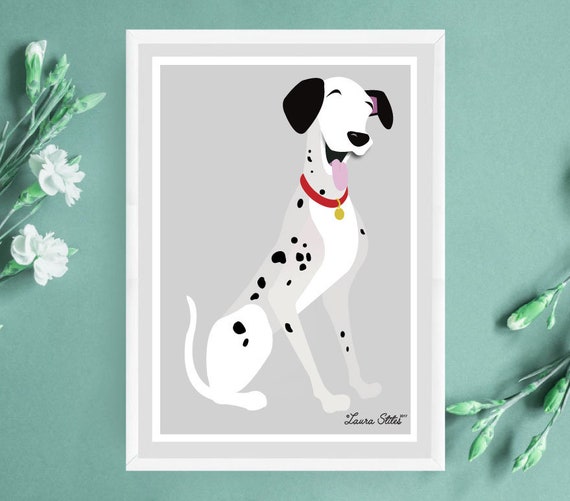 Hund Pongo Poster/Print Disney Pongo - Etsy Schweiz