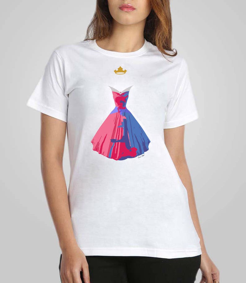 Disney's Aurora TShirt minimalist sleeping beauty Etsy