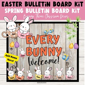 Easter Bulletin Board Kit | Spring Classroom Door Decorations ...