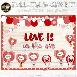 Valentine's Day Bulletin Board Kit, in Our Loves ERA, Door Decor ...