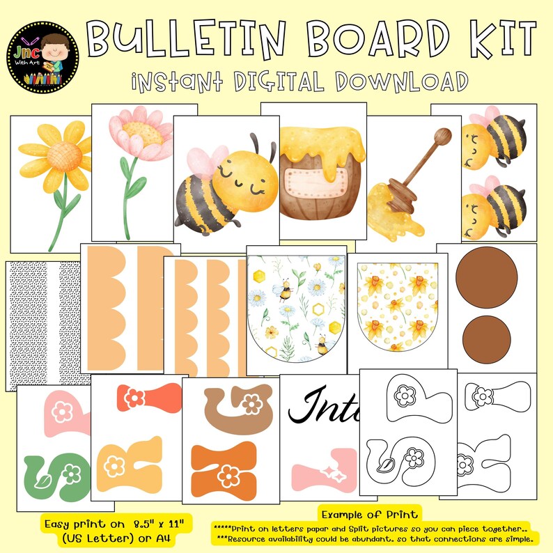Spring Into Learning Bulletin Board Kit Classroom Door Decor Editable ...