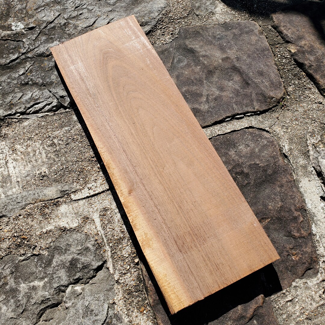Rustic Walnut Project Rustic Rough Sawn 24” Black Walnut Project Board Blank Sign Shelf ...