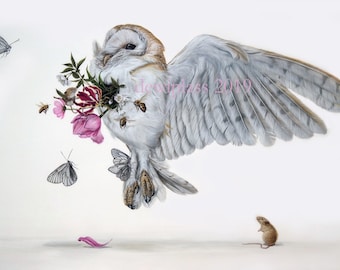 Mini print/ postcard "Gave it my all"