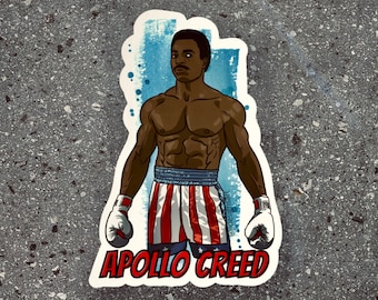 Rocky II Apollo Creed Matte Sticker