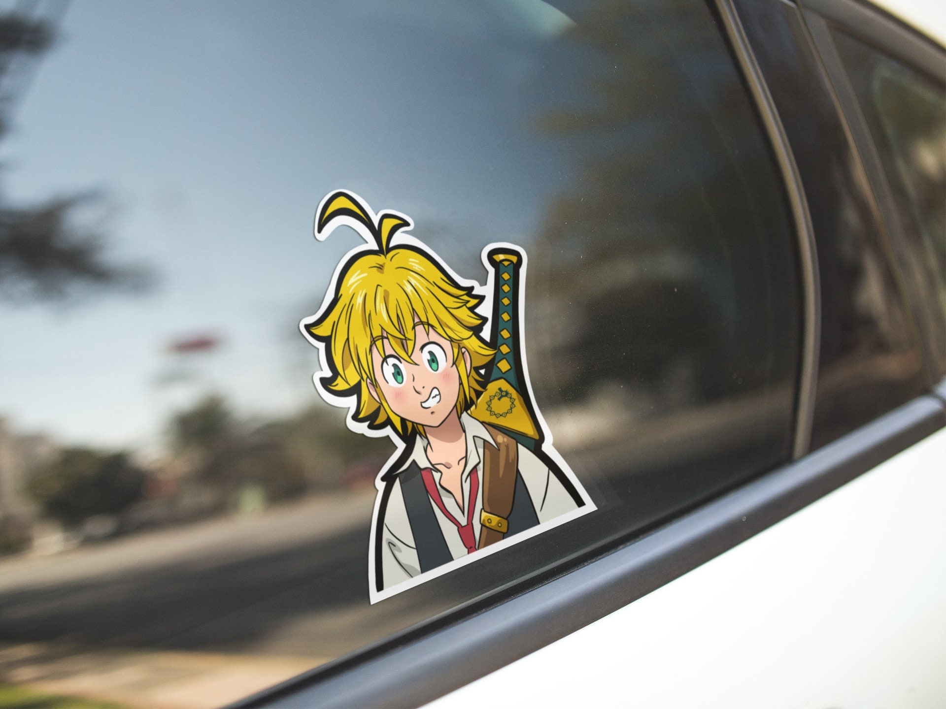 SRBB1021 nanatsu no taizai seven deadly sins king anime Car Window Decal  Sticker