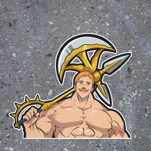 Escanor Lion Sin of Pride- The Seven Deadly Sins  Waterproof Peeker Sticker