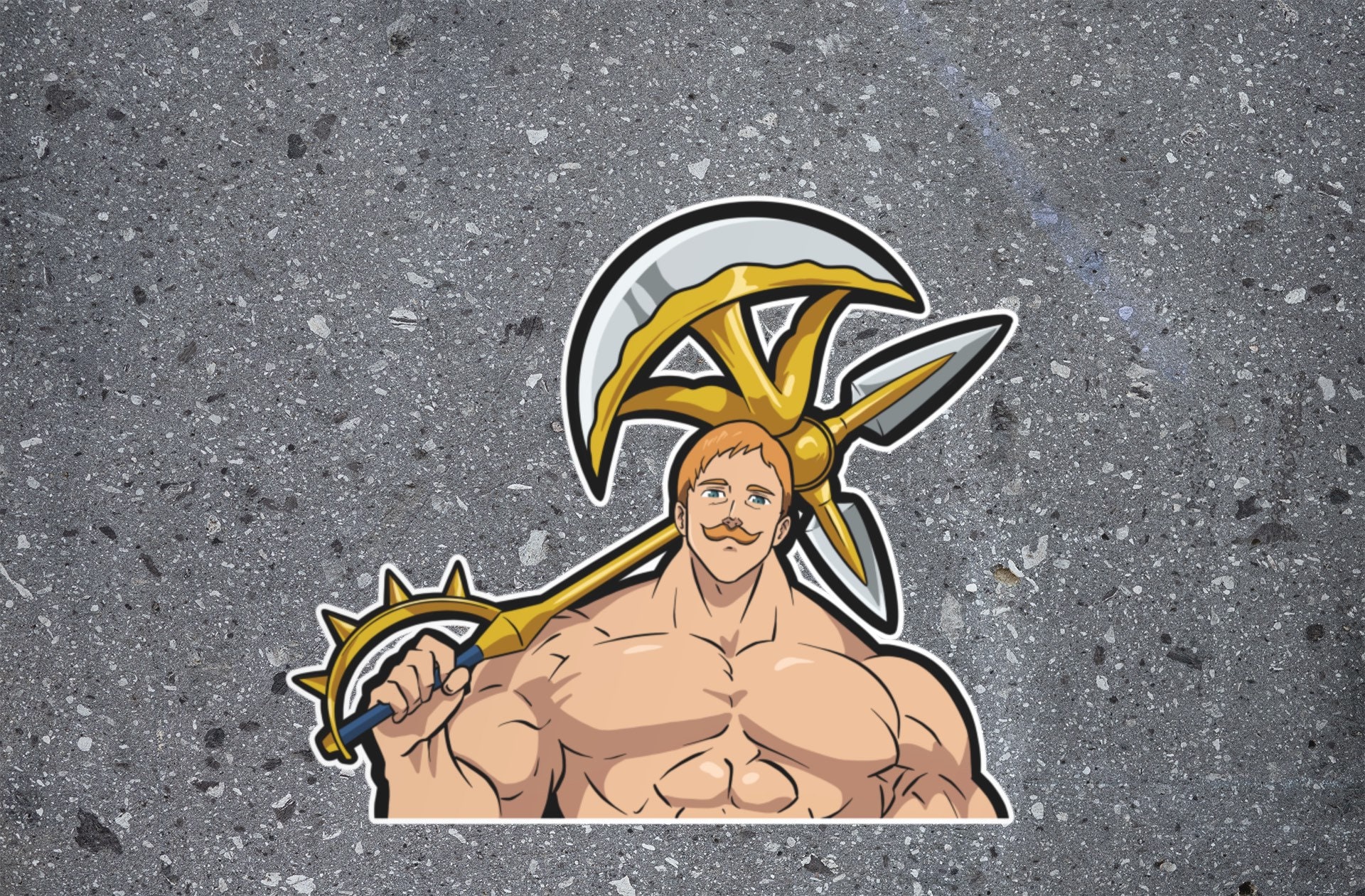 Pride é um personagem baseado em Escanor de Seven Deadly Sins