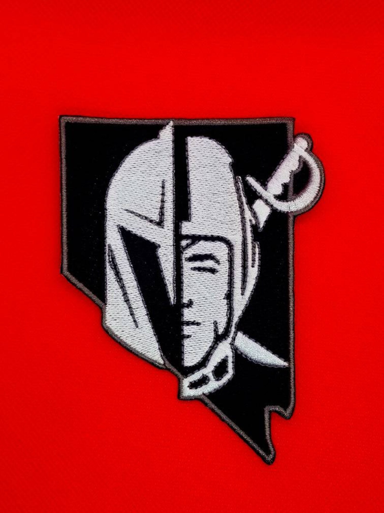 thumbnail image 2 of Las Vegas Raiders Iron On Patch – NFL Football – Official League Merchandise 2 of 4
