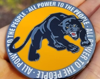 Pin y set de esmalte Black Power - Todo el poder para el pueblo
