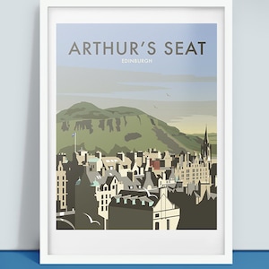 Arthur's Seat, Poster di viaggio di Edimburgo