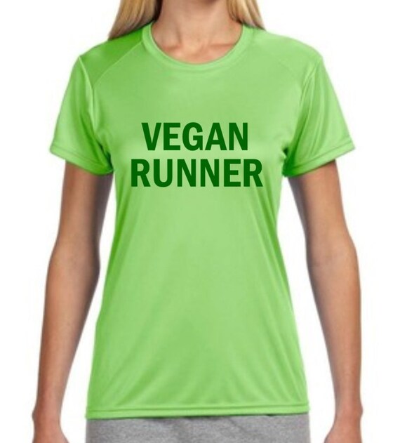 vegan runner t shirt