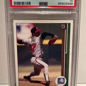 Tom Glavine 1989 Upper Deck #360 Rookie PSA 10 Graded Encasillado
