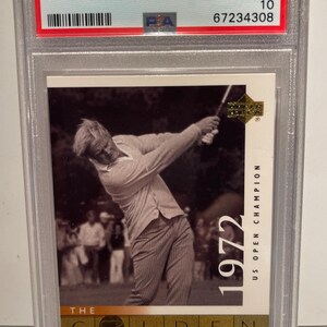 Jack Nicklaus 2001 Upper Deck Golf #116 Raro PSA 10 Gem Mint