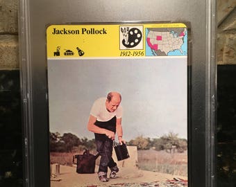 1979-81 Jackson Pollock Original Trading Card #60 - Graded/Authenticated/Encased Psa 10 Gem Mint Panarizon