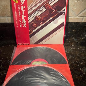 The Beatles - Japanese 1962-1966 AKA Red Album (2) Double Vinyl Records VG+ Greatest Hits Lennon McCartney