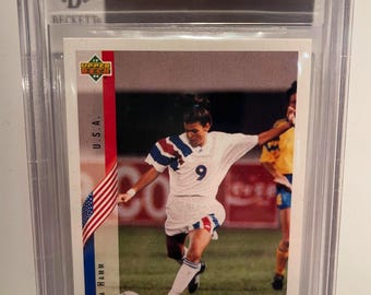 Mia Hamm 1994 Upper Deck World Cup Soccer #268 English/spanish PSA