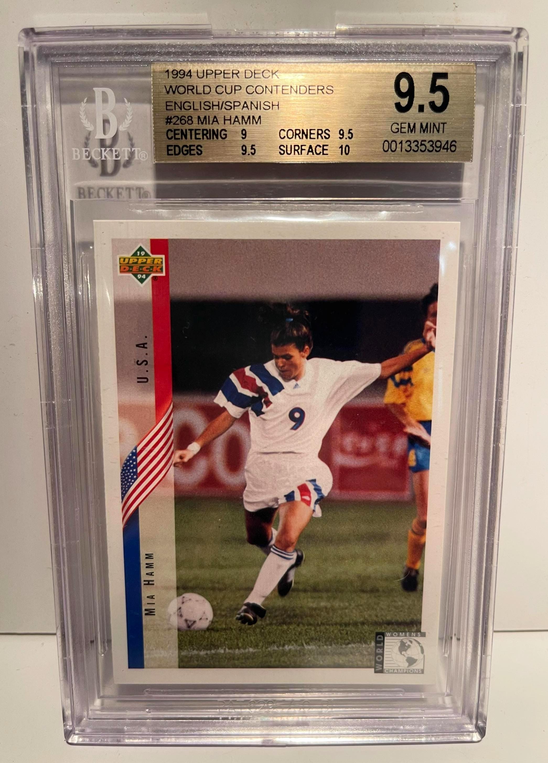 Mia Hamm 1994 Upper Deck World Cup Soccer #268 English/Spanish
