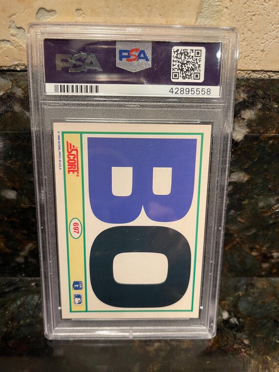 Bo Jackson 1990 Score Football Baseball Card - Graded PSA 9 Bo Jackson 1990 Score Football Baseball Card - Graded PSA 9