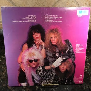 Poison First Album Poison look What the Cat Dragged In Vinyl Record LP 1986 Rare Original ...