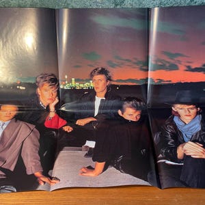 Duran Duran Vintage Large Japanese 1980s Poster Unused & Unhung Rare - Free Shipping